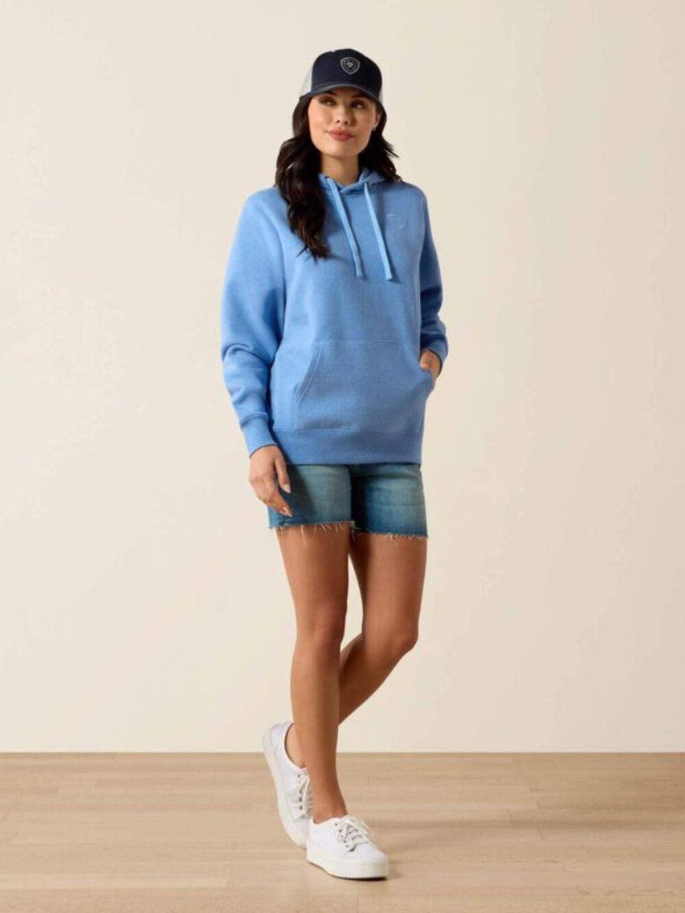Ariat Ladies Logo 2.0 Ultramarine Heather Hoodie 10071457 | NWT